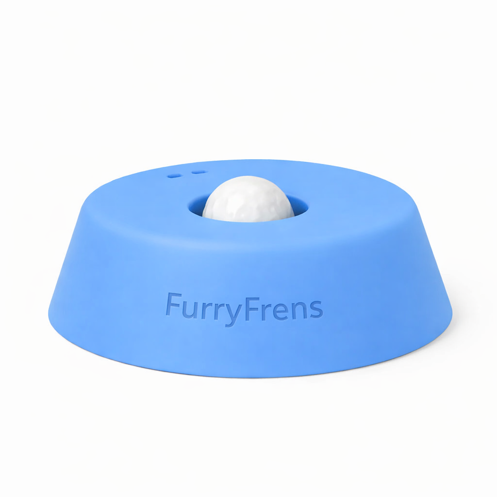 FurryFrens Slow Feeder Dog Bowl (with free complimentary dog toy!)